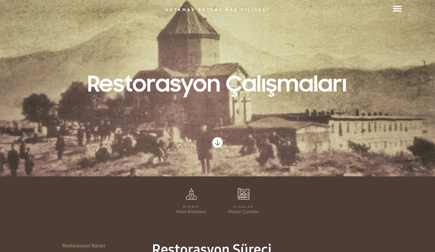 Ahtamar Kutsal Haç Kilisesi: Ahtamar Kutsal Haç Kilisesi Webflow web sitesi tasarımı — Klyne Creative Studio