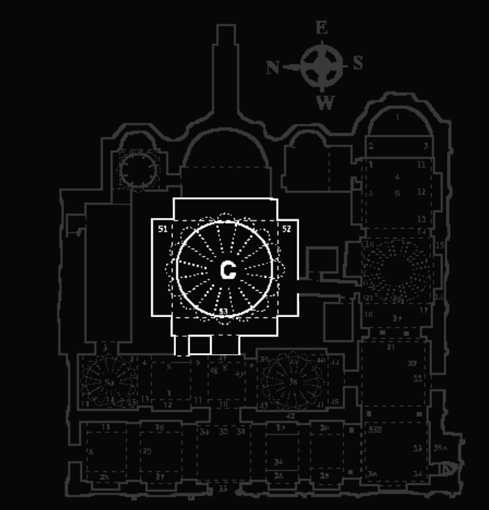 Naos bölümü